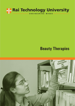 Beauty Therapies - Department of Higher Education