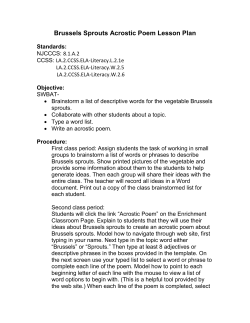 Acrostic Poems - Digging In The Dirt