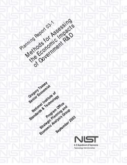 Methods for Assessing the Economic Impacts of Government