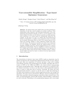 User-extensible Simplification&mdash;Type-based