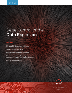Seize Control of the Data Explosion