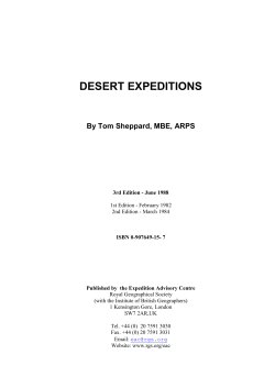 Desert Expeditions