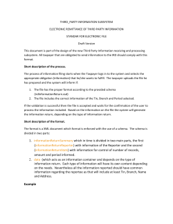 1. informationReturnSummary which in time is divided in two main