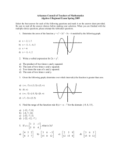 Algebra