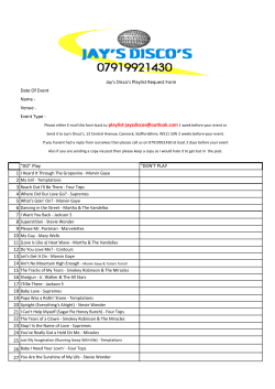 "DO" Play - Jay`s Disco`s