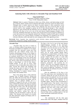 Asian Journal of Multidisciplinary Studies