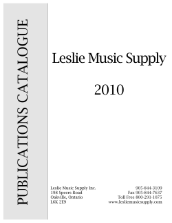 Publication Catalogue