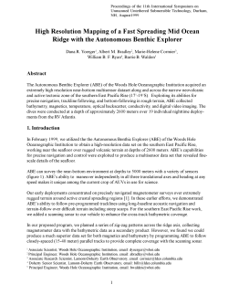 High Resolution Mapping of a Fast Spreading Mid Ocean Ridge with