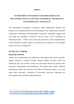 Publication Ethics and Maplractice Statement