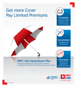 Get more Cover Pay Limited Premiums