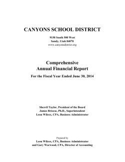 - Canyons School District