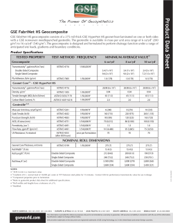 GSE FabriNet HS Geocomposite