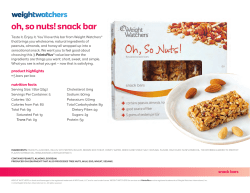 oh, so nuts! snack bar