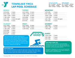 townlake ymca lap pool schedule