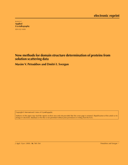 New methods for domain structure determination of proteins from