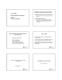 Dharma Happiness and Purpose - Pri-Med