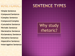 Simple Sentence