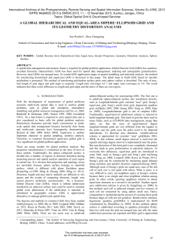 a global hierarchical and equal-area shpere