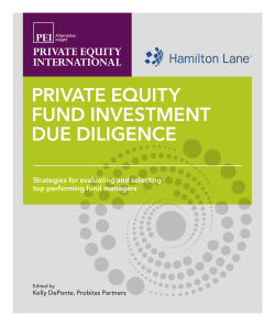 PRIVATE EQUITY FUND INVESTMENT DUE DILIGENCE