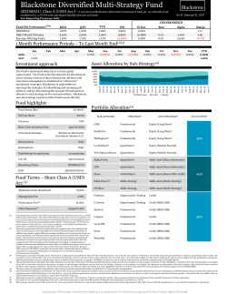 Blackstone Diversified Multi