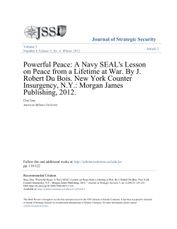 Powerful Peace: A Navy SEAL`s Lesson on