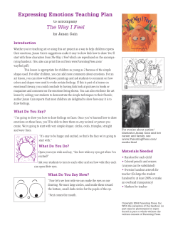 Expressing Emotions Teaching Plan