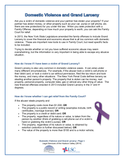 Are you a victim of domestic violence and your partner
