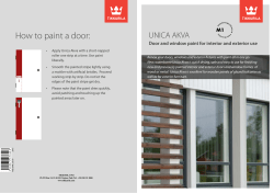 How to paint a door: