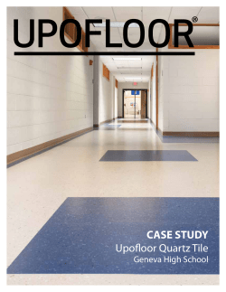 CASE STUDY Upofloor Quartz Tile