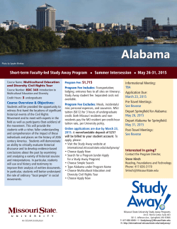 Alabama - International Programs