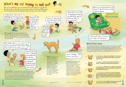 How can you tell if the cat you are petting is content or about to