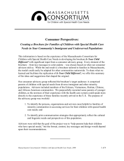 Consumer Perspectives: