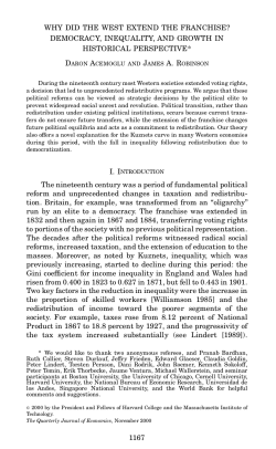 Acemoglu and Robinson_2000_History of Inequality