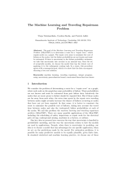 The Machine Learning and Traveling Repairman