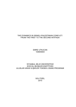 the dynamics in israeli-palestinian conflict