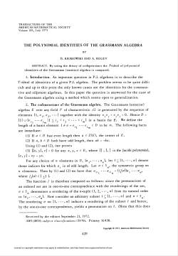 the polynomial identities of the grassmann algebra