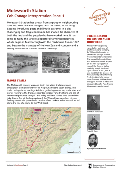 Molesworth Station - Department of Conservation