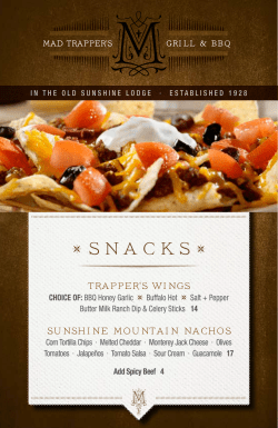 SnackS - Sunshine Mountain Lodge