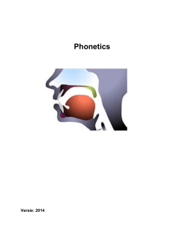 Reader Phonetics 2014-2015 definitive version