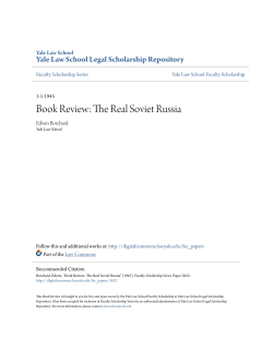 Book Review: The Real Soviet Russia