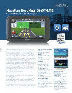 Magellan&reg; RoadMate&reg; 5265T-LMB
