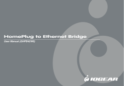 HomePlug to Ethernet Bridge