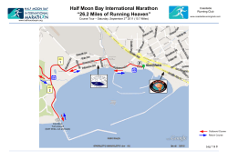 Half Moon Bay International Marathon &ldquo;26.2 Miles of Running Heaven&rdquo;