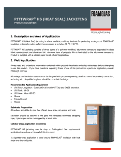 pittwrap&reg; hs (heat seal) jacketing