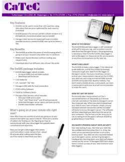 Em50G Specifications REmotE Data LoGGER