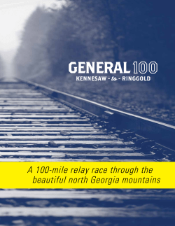 A 100-mile relay race through the beautiful north Georgia mountains