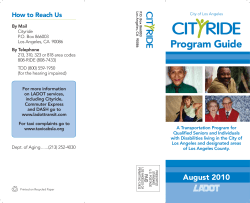Program Guide - LADOT Transit Services