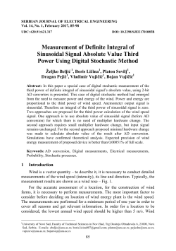Measurement of Definite Integral of Sinusoidal Signal Absolute
