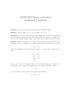 Math 3070 Fall 2016 Assignment 2 Solutions
