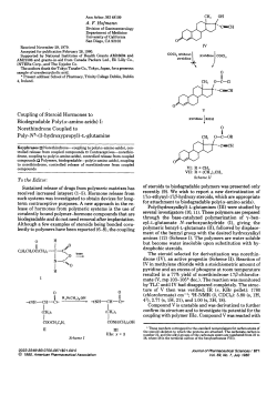 Coupling of steroid hormones to biodegradable poly([alpha]